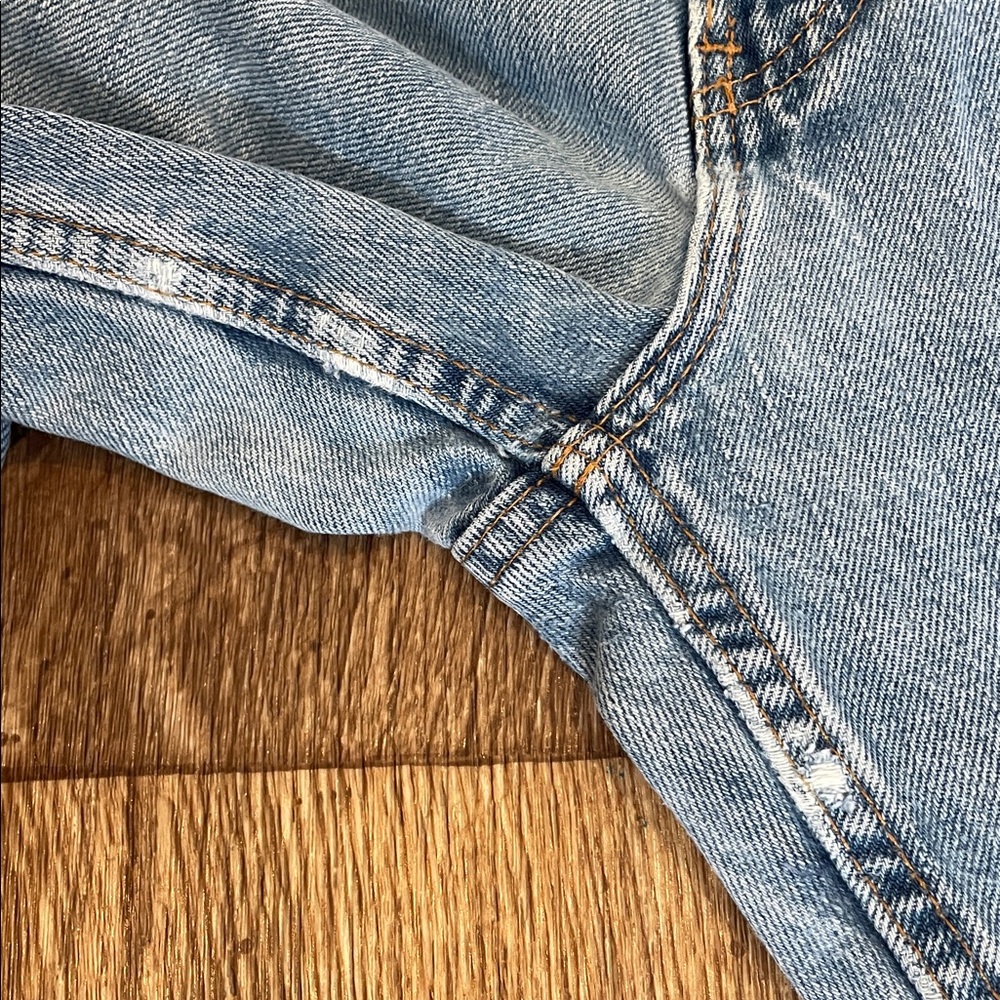Vintage Old Navy Denim Blue Jeans Woman Size 8 Short - Picture 7 of 11